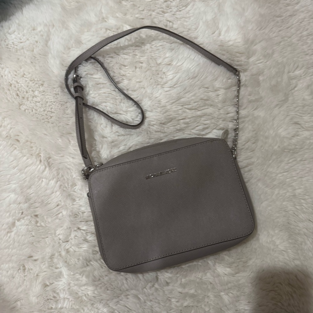 Michael Kors Gray Crossbody Bag